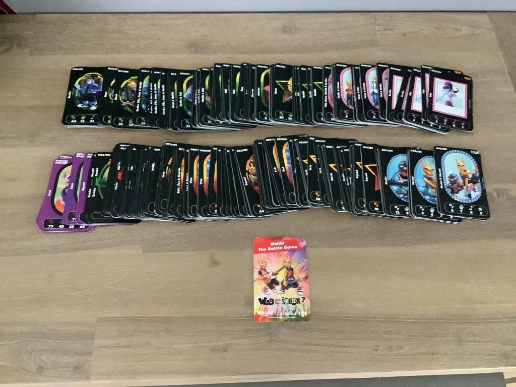 Cartes images d’album Walibi the battle game, Ophalen of Verzenden