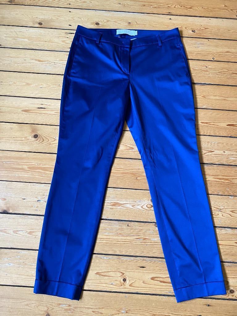 Prachtige kobaltblauwe broek, merk YAYA, mt 38, nieuwstaat, Taille 38/40 (M), Comme neuf, Longs, Yaya
