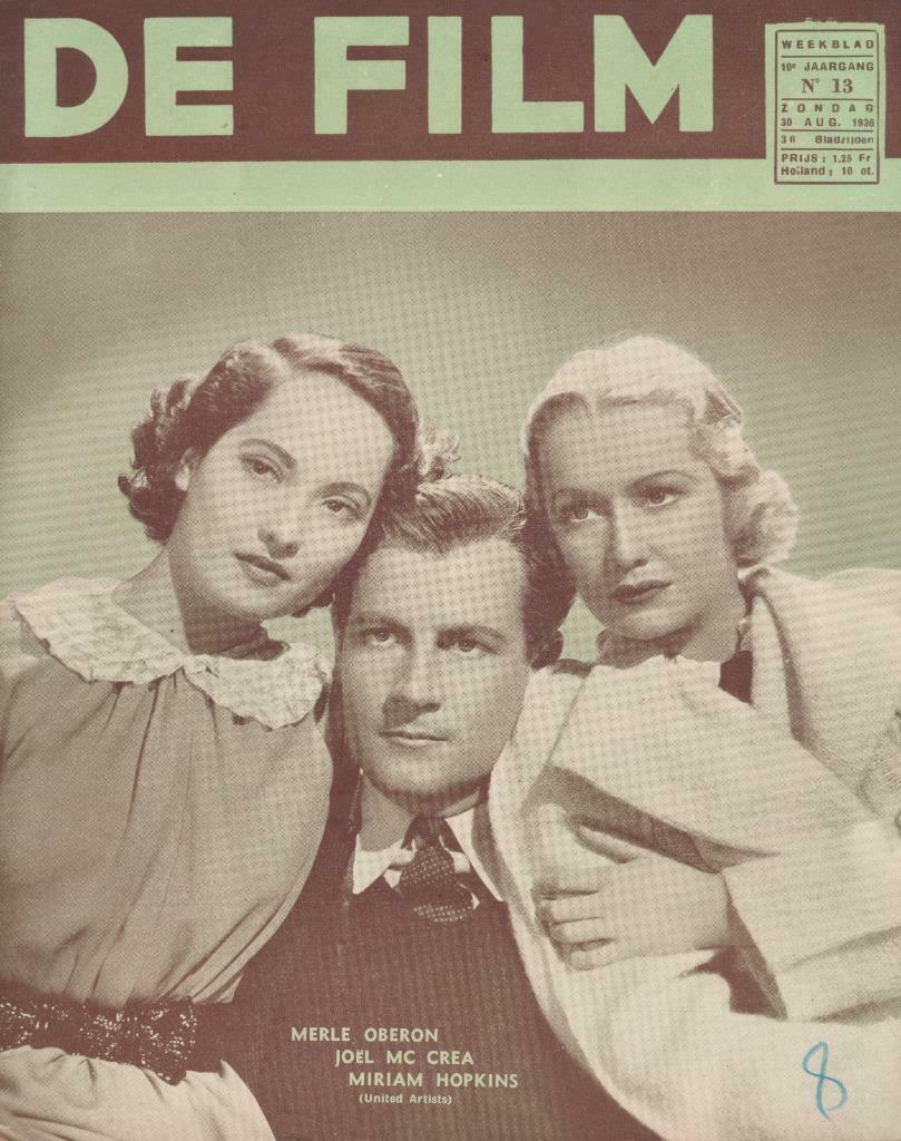 De Film (weekblad, jaargang 10, n° 13, 1936, Patria), Ophalen of Verzenden