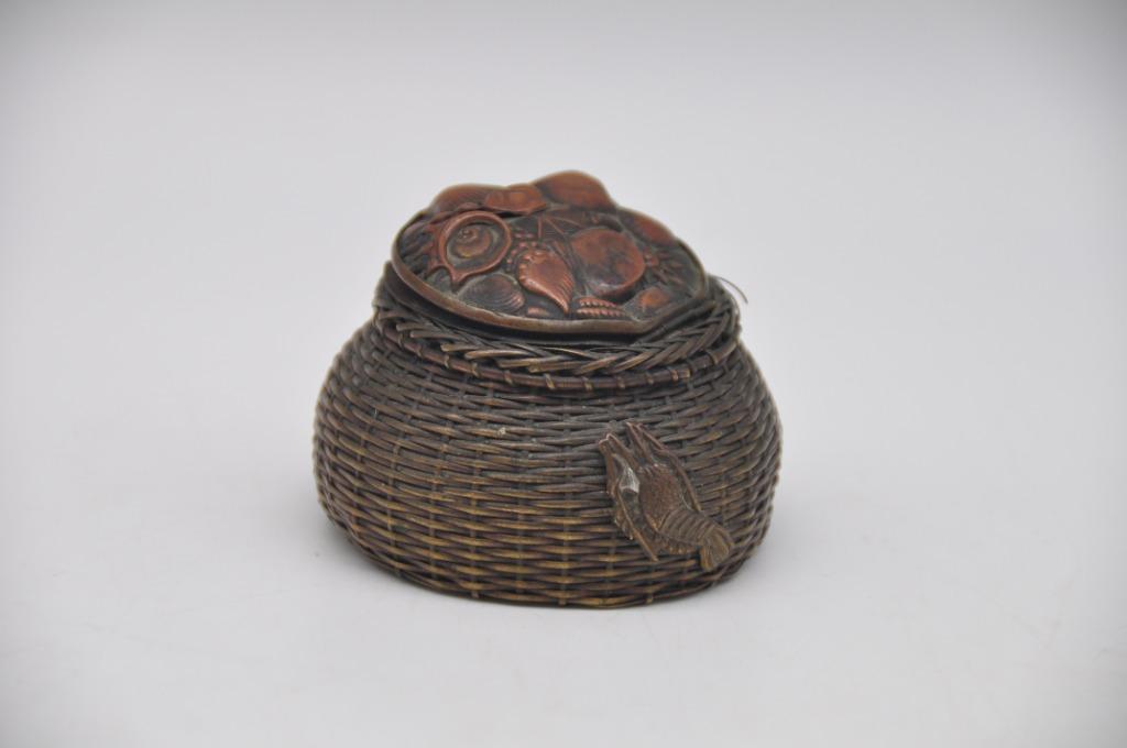 Japanse - Okimono - Inktpot - Edo Periode 1868-1912, Ophalen of Verzenden