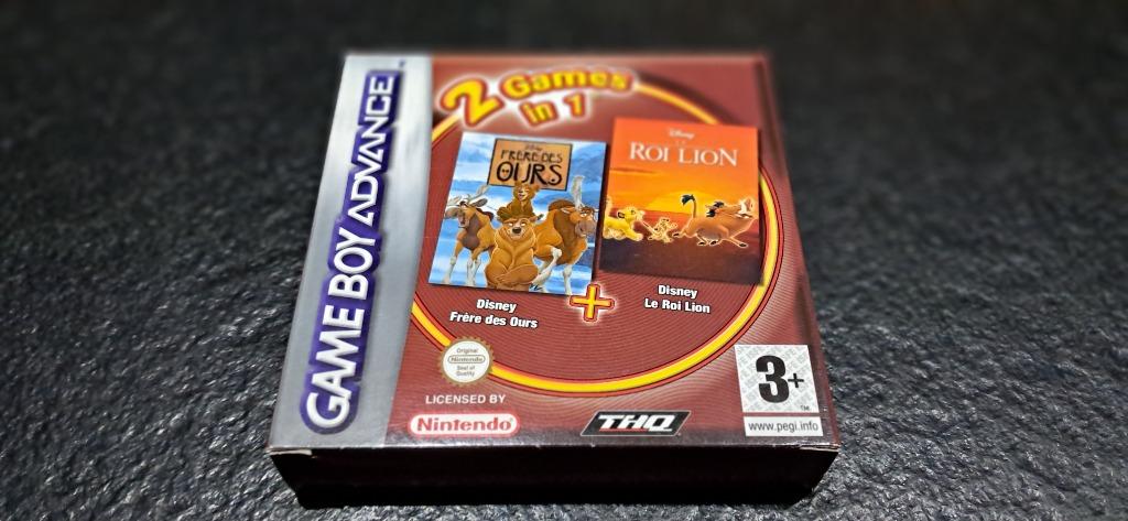 GBA Disney Frère des Ours + Le Roi Lion, Enlèvement ou Envoi
