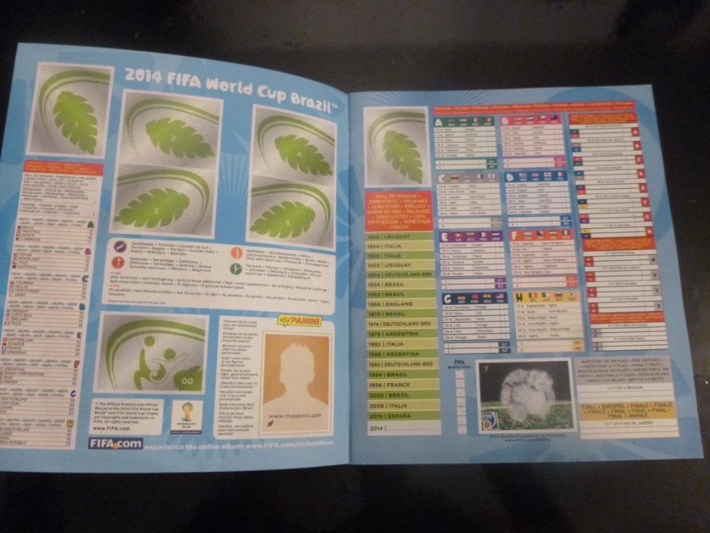 Leeg Panini boek WK 2014 Brazilië, Verzamelen, Ophalen, Zo goed als nieuw, Sport