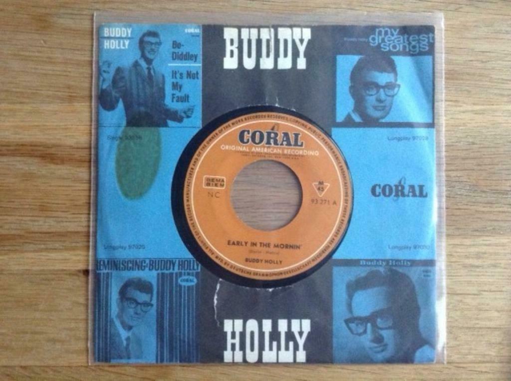 single buddy holly, Cd's en Dvd's, Vinyl Singles, Ophalen of Verzenden, Rock en Metal