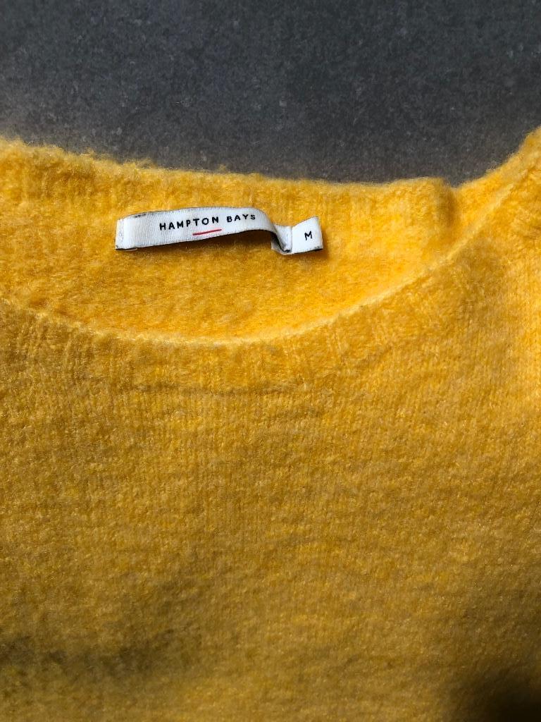 Trui dames, Taille 38/40 (M), Comme neuf, Hampton Bays, Jaune
