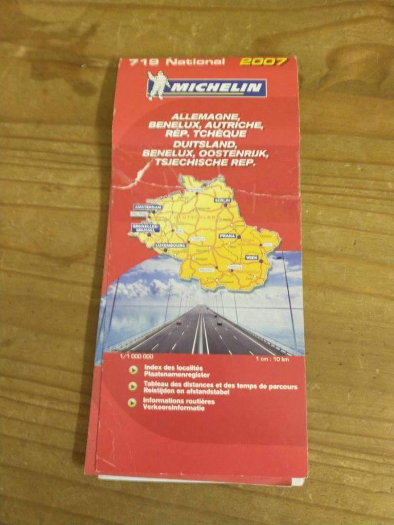 Michelin 719 National 2007 - Duitsland, Benelux, Oostenrijk,, Livres, Guides touristiques, Guide ou Livre de voyage, Michelin