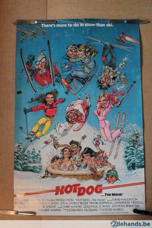 oude filmaffiche filmposter "Hot Dog"  movie Shannon Tweed, Ophalen of Verzenden, Gebruikt