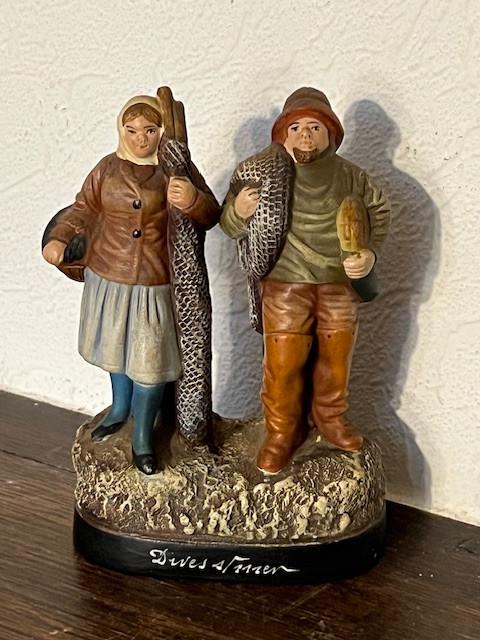 Souvenir van de kust in terra cotta Dives Sur Mer., Ophalen