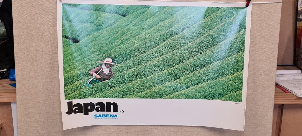 sabena affiche japan, Verzamelen, Ophalen of Verzenden