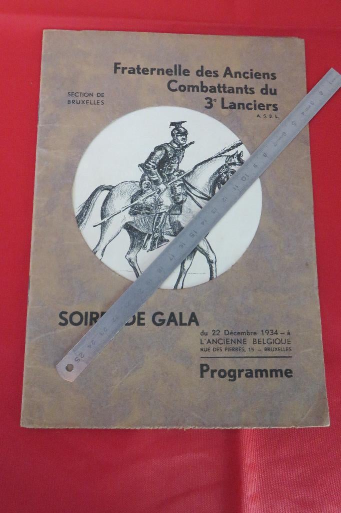Programmabrochure „3rd Lansiers”, Verzamelen, Militaria | Algemeen, Ophalen of Verzenden, Landmacht, Boek of Tijdschrift