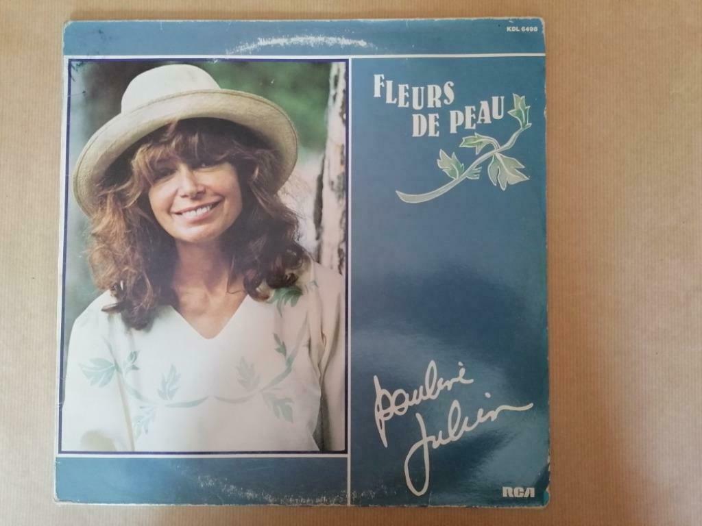 33T Pauline Julien - Fleurs de peau Label: Kebec Disc KDL649, Enlèvement ou Envoi
