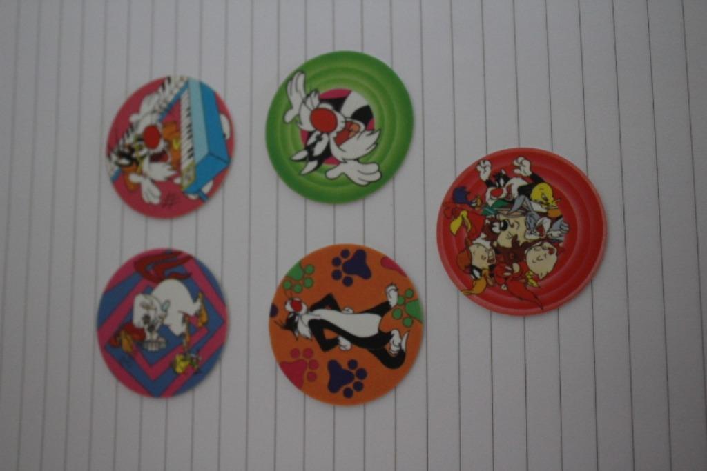 5 Flippo's : Looney Tunes - Sylvester  - 1995, Enlèvement ou Envoi, Looney Tunes