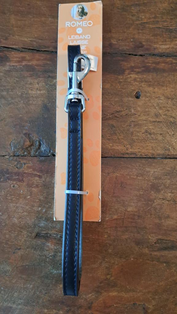 Honden Riem Leiband Zwart S/XS 1,20 m, Dieren en Toebehoren, Ophalen of Verzenden, Nieuw, Hondenriem
