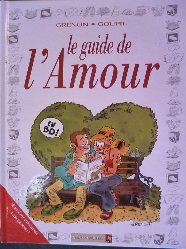 Le guide de l'Amour en BD, Gelezen, Eén stripboek, Ophalen of Verzenden, Grenon / Goupil