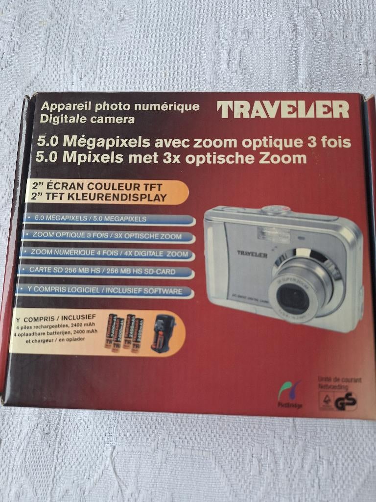 digitaal fototoestel, Audio, Tv en Foto, Fotocamera's Digitaal, Ophalen, Compact, Zo goed als nieuw, 5 Megapixel