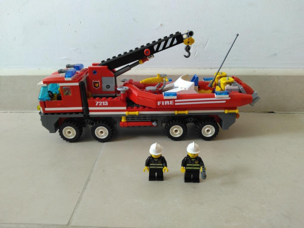 Lego City 7213 Off-Road Fire Truck & Fireboat voir descr., Kinderen en Baby's, Speelgoed | Duplo en Lego, Ophalen of Verzenden