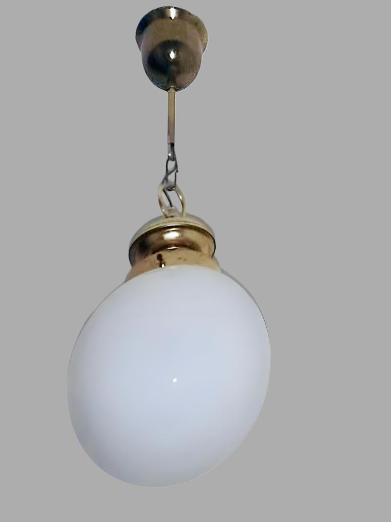 Ronde Hanglampen 2 stuks, Enlèvement, Comme neuf, Verre, Hedendaags, tijdloos