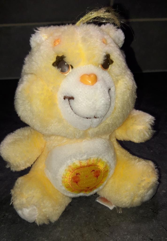 vintage jaren 80 pluche beer/troetelbeer Funshine Care Bears, Verzamelen, Ophalen, Zo goed als nieuw, Stoffen beer
