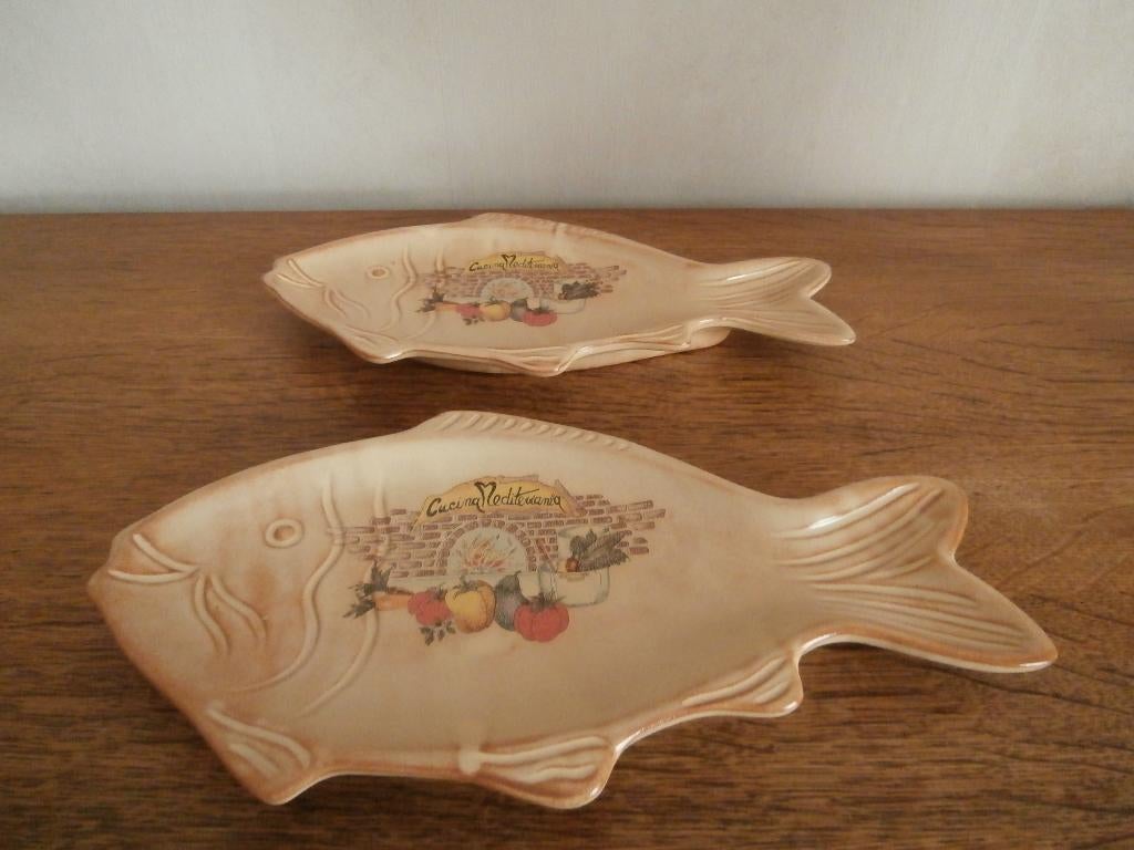 2 plats à poisson, Ophalen, Gebruikt