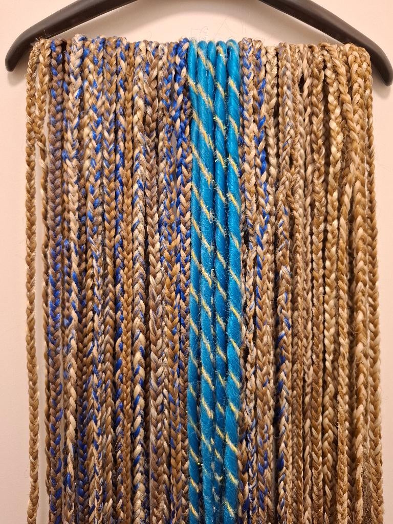 Vlechten Extentions Braids 58 stuks 120 cm - hoge kwaliteit, Ophalen, Zo goed als nieuw, Pruik of Haarverlenging