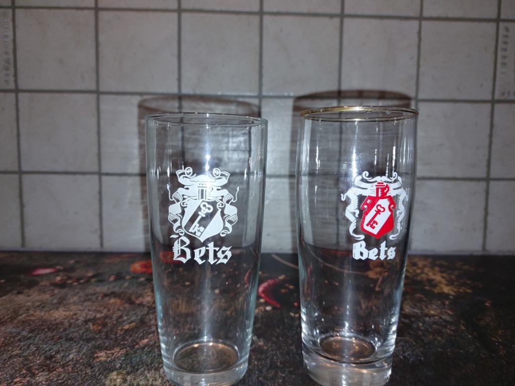 Bets oud bierglas, Verzamelen, Ophalen of Verzenden, Gebruikt, Glas of Glazen, Overige merken