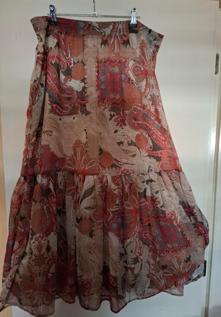 Lange rok bohemian style, Ophalen of Verzenden, Zo goed als nieuw, Maat 42/44 (L)