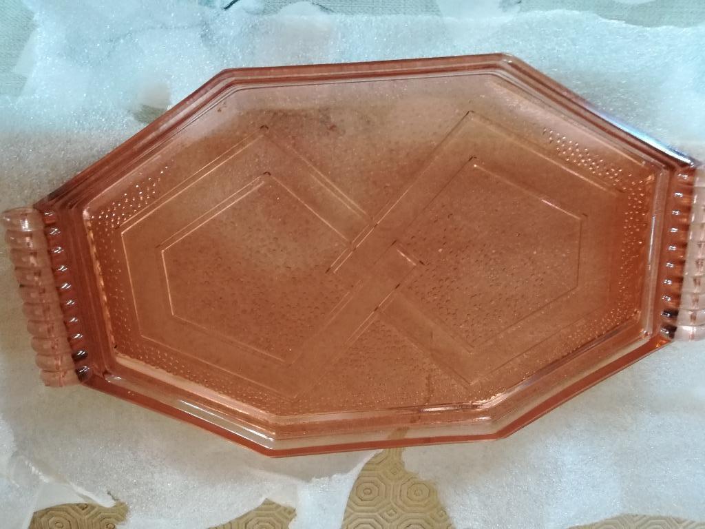 Een roze dienblad in art-decostijl, Antiek en Kunst, Ophalen