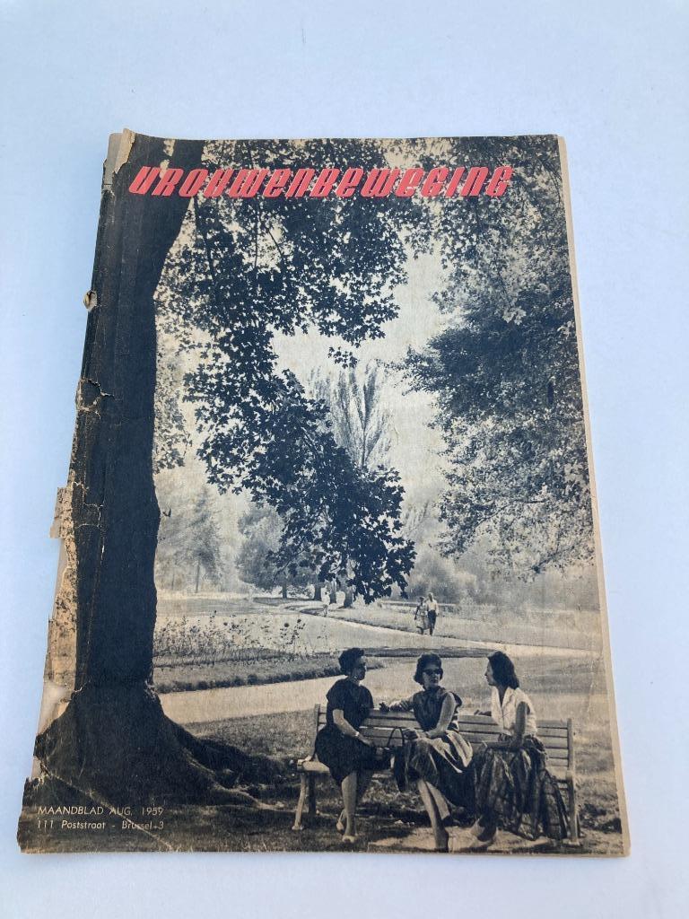 Vrouwenbeweging aug 1959 : Kori ( De Beukelaar ), Stassano,, Ophalen of Verzenden, 1940 tot 1960, Tijdschrift