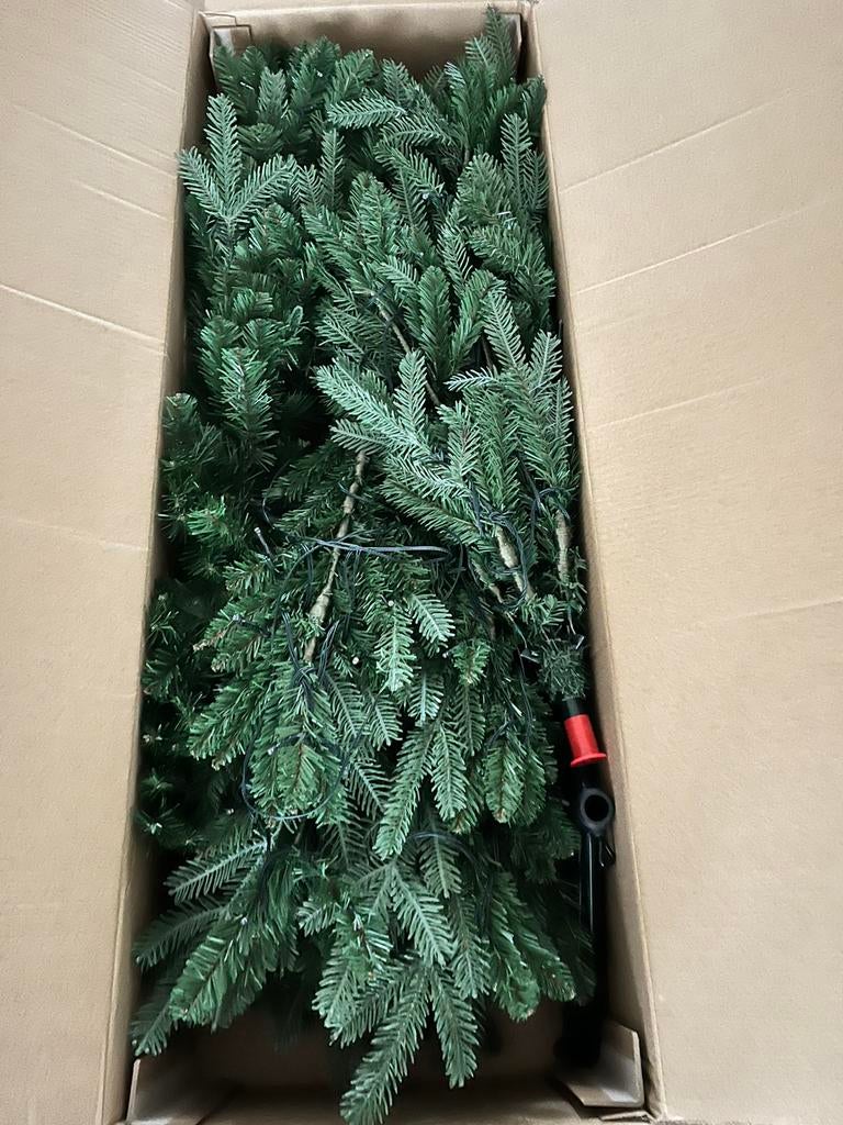 Luxury kerstboom 180cm inclusief versieringen, Enlèvement, Comme neuf