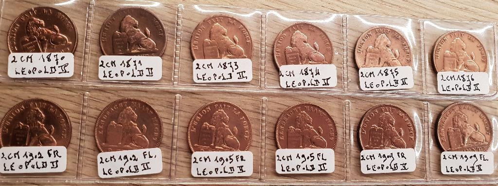 2 centimes - Léopold 2 -1870 /1909, Postzegels en Munten, Munten | België, Ophalen of Verzenden