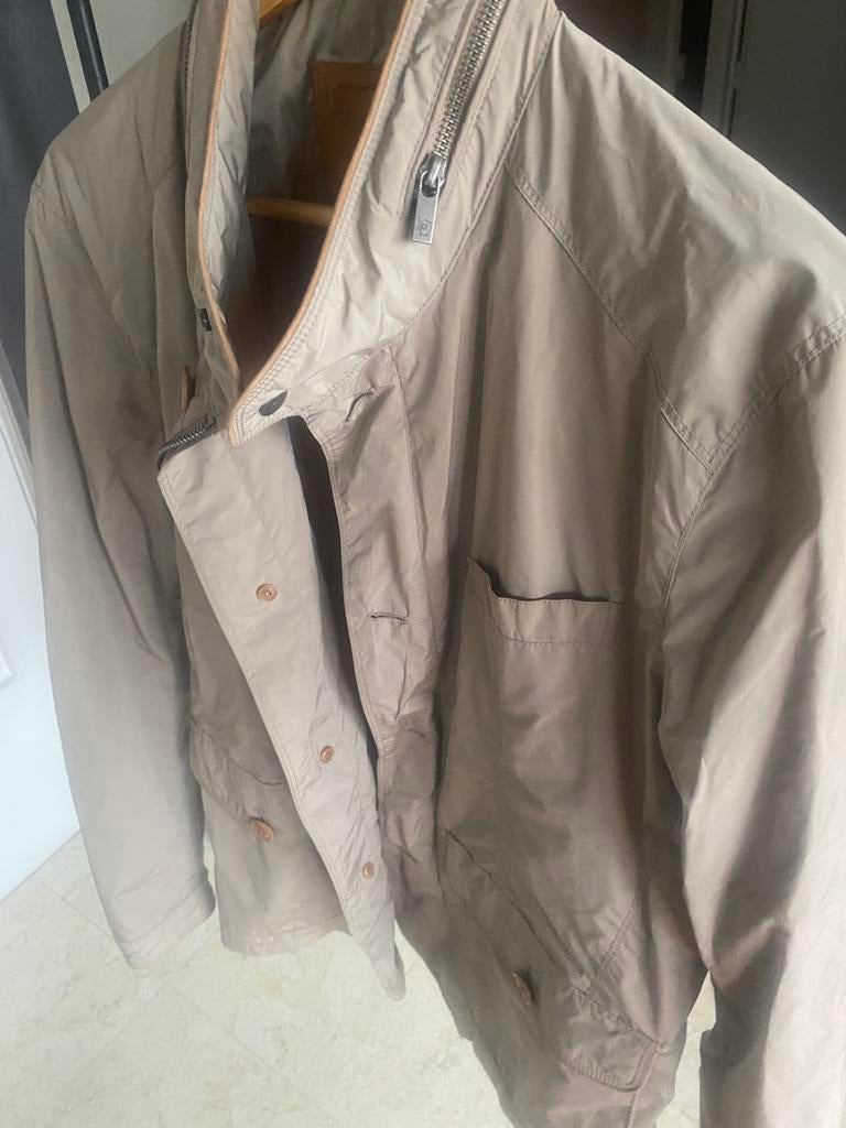 Massimo dutti heren vest jas jack, Kleding | Heren, Verzenden, Zo goed als nieuw, Beige