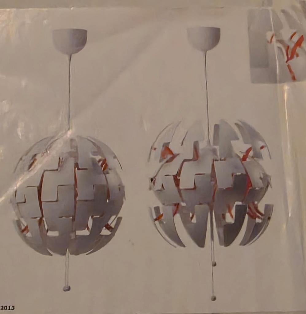 Lamp Ikea - oranje, Ophalen of Verzenden, Nieuw