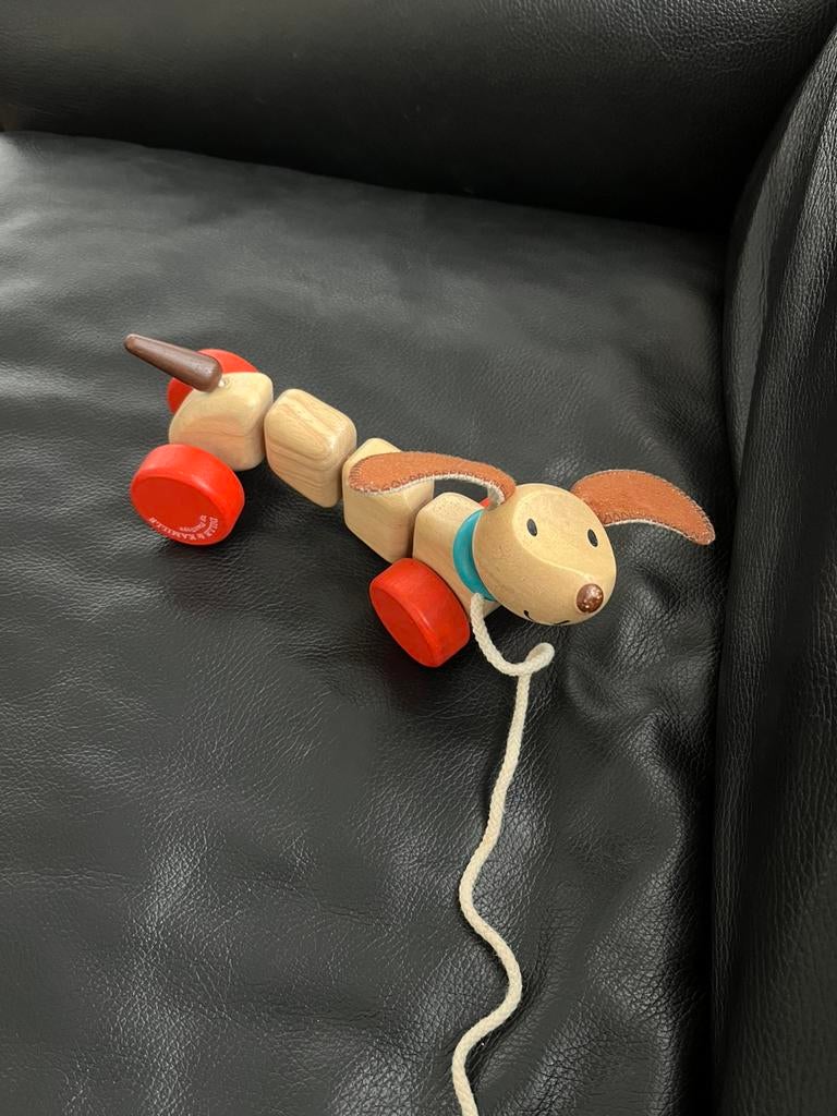 Teckel bois Plan Toys, Ophalen, Zo goed als nieuw
