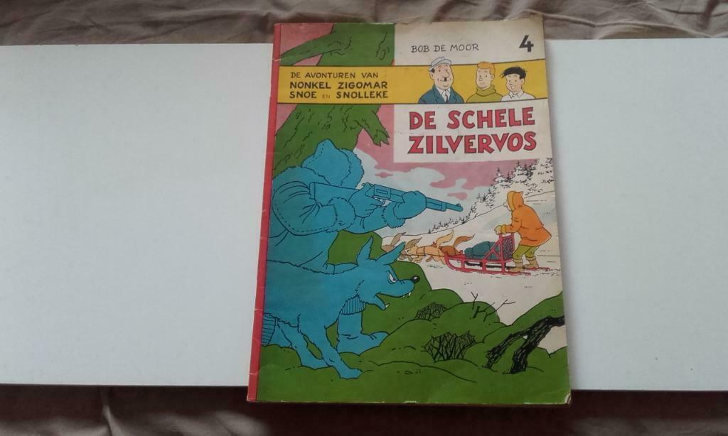 4.De schele zilvervos., Eén stripboek, Ophalen of Verzenden, Gelezen