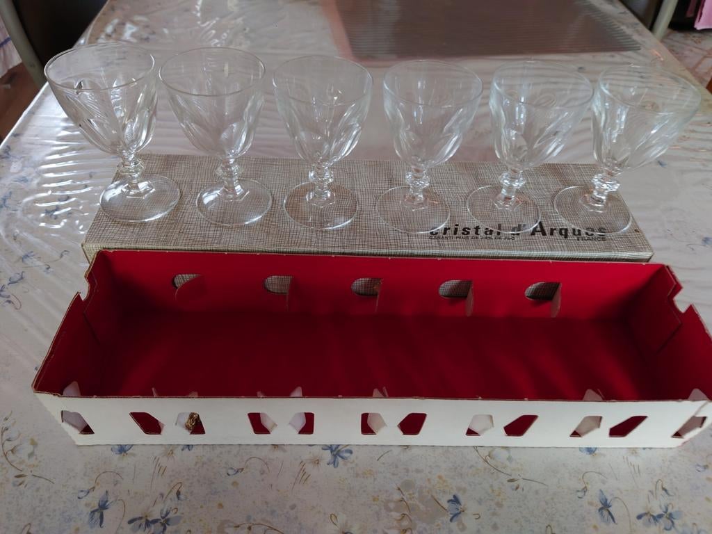 Verres à apéritif Cristal d'Arc, Enlèvement ou Envoi, Neuf