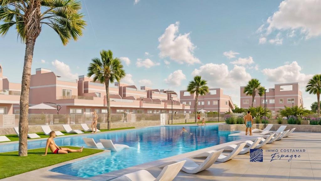 appartement 3ch neuf a vendre en espagne, Immo, 80 m², Appartement, 3 pièces, Espagne