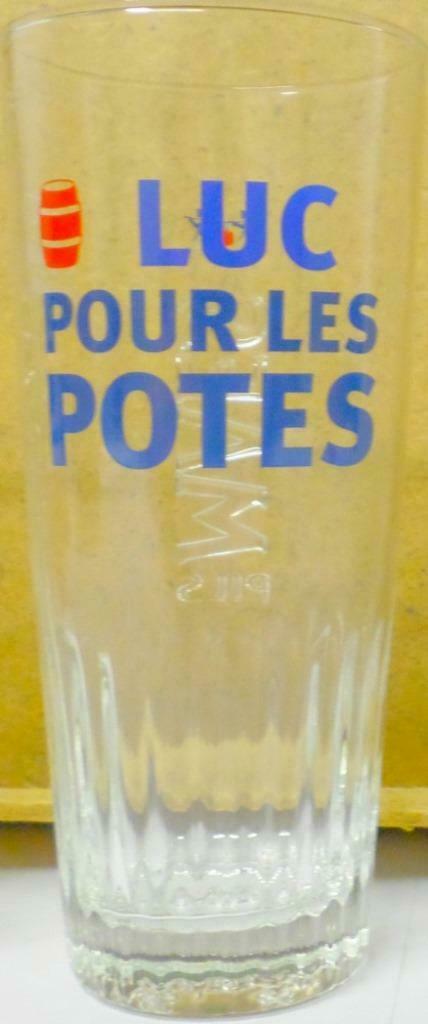 Verres Maes Personnalisés Luc, Collections, Enlèvement ou Envoi, Neuf, Verre ou Verres, Autres marques