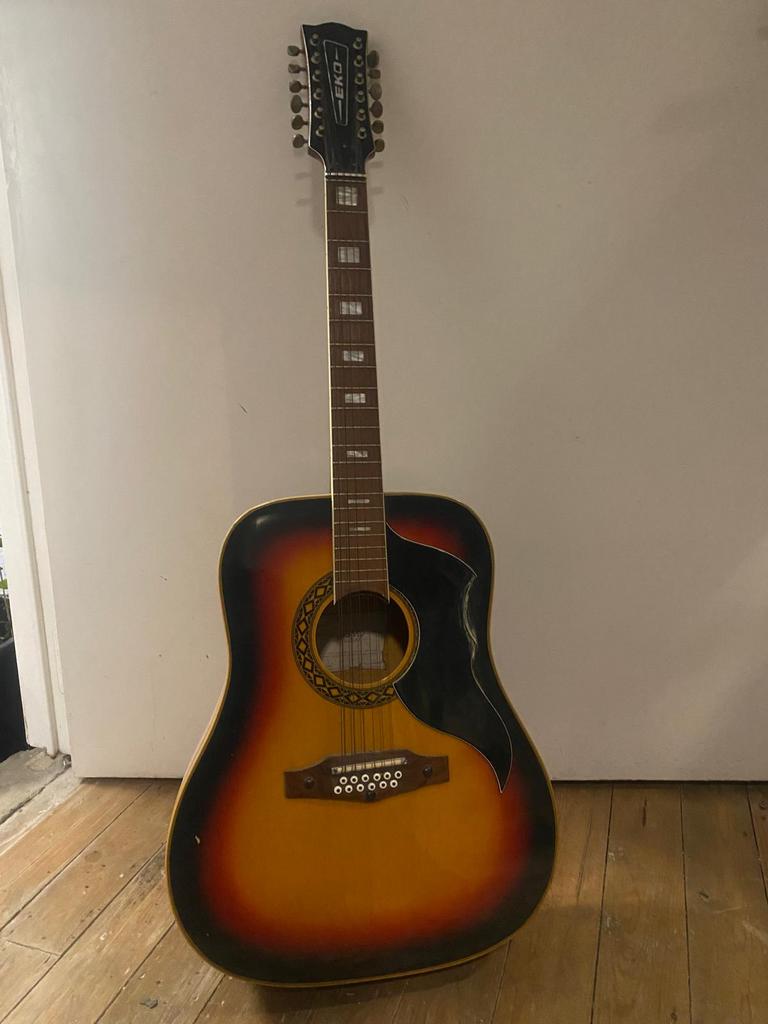 Eco 12 snarige guitaar, Muziek en Instrumenten, Ophalen, Gebruikt, Klassieke of Spaanse gitaar, 12-snarig