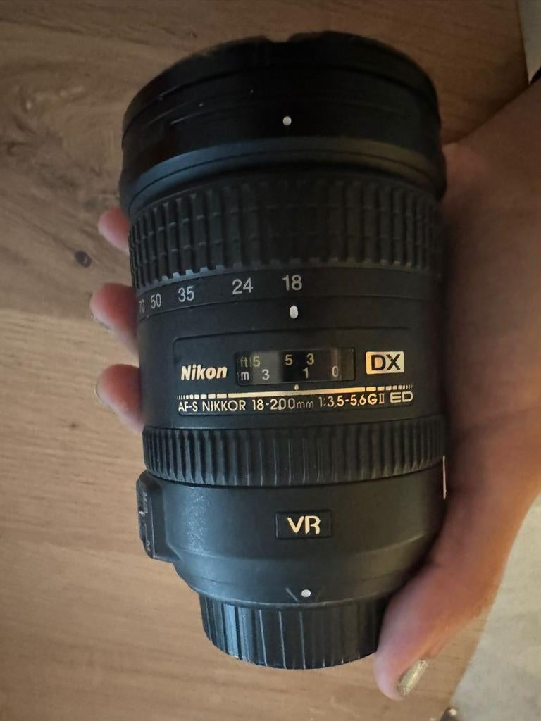 Lens AF-S Nikkor 18-200 mm, Audio, Tv en Foto, Ophalen, Zo goed als nieuw