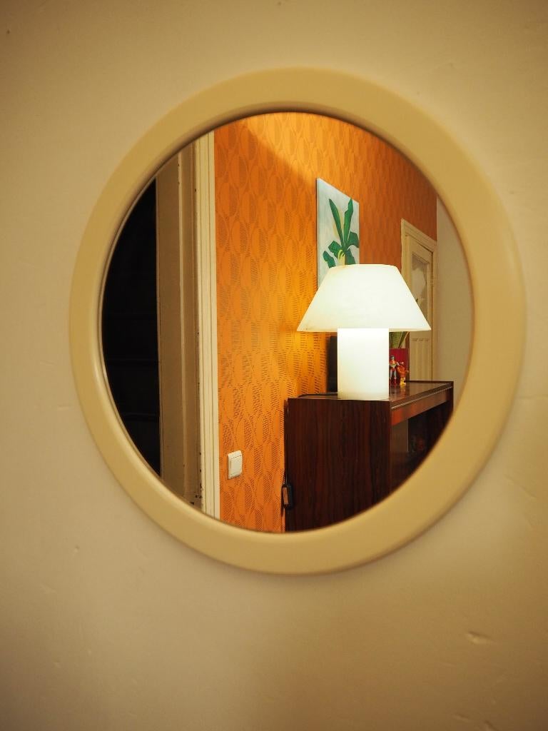 Ronde spiegel uit de Space Age, 1970s, Moins de 100 cm, Rond, Comme neuf, Enlèvement
