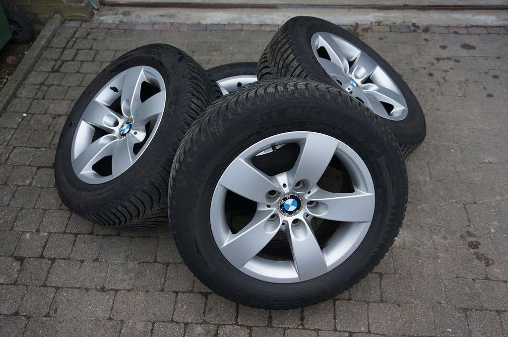 Winterbanden Michelin 225/55/16, Auto-onderdelen, Banden en Velgen, Ophalen, Winterbanden