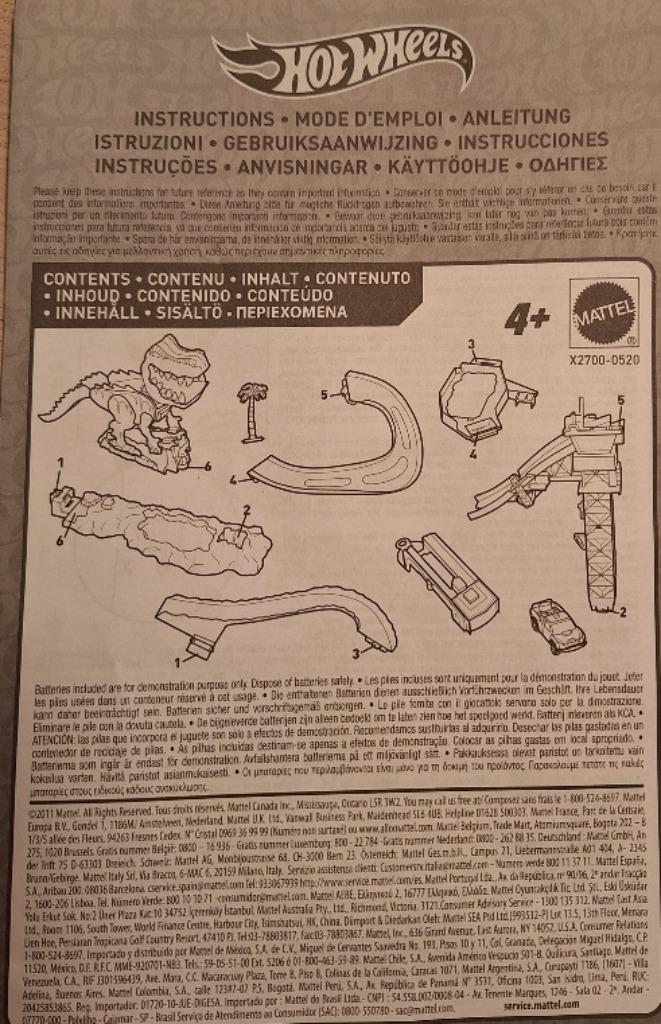 Dino Hot Wheels, Comme neuf, Enlèvement, Circuit, Hot Wheels