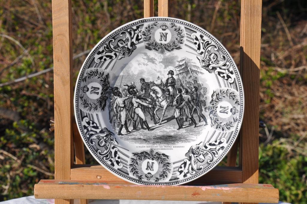 assiette boch parlante  napoleon numerotée 5, Antiquités & Art, Enlèvement ou Envoi