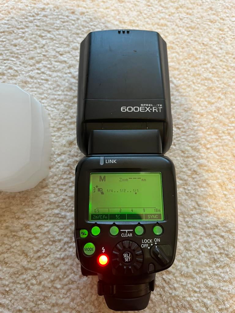 Canon 600 ex rt flitser, Audio, Tv en Foto, Foto | Flitsers, Ophalen of Verzenden, Zo goed als nieuw, Canon