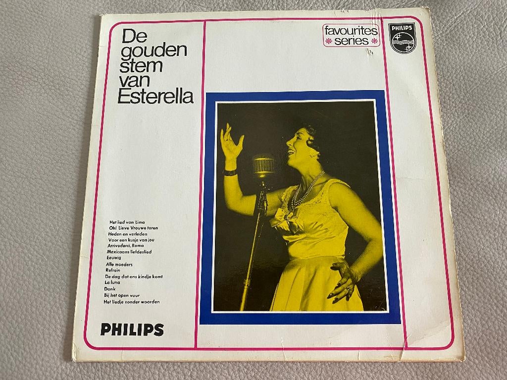 LP "Esterella" - De Gouden stem (1969), Cd's en Dvd's, Vinyl | Nederlandstalig, Levenslied of Smartlap, Verzenden