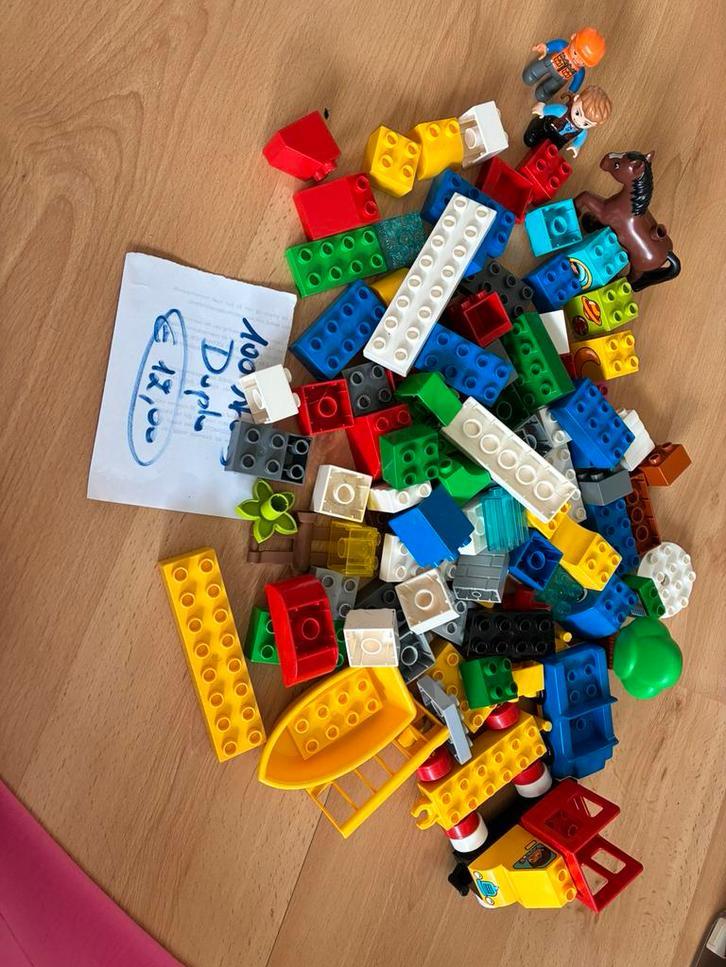Duplo blokken ptijs op foto, Enlèvement, Comme neuf