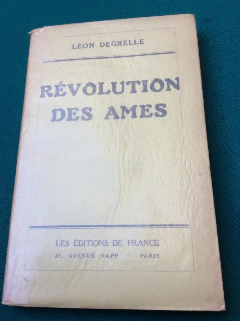 Révolution Des Ames Leon Degrelle, Verzamelen, Ophalen