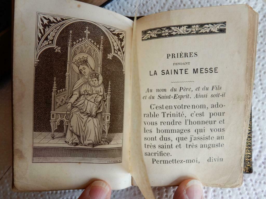 petit paroissien recueil de prières  1888 Zech, Antiquités & Art, Enlèvement ou Envoi