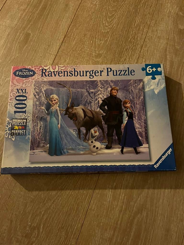 Puzzel Ravensburger Frozen 100 stuks 6+, Ophalen, Zo goed als nieuw