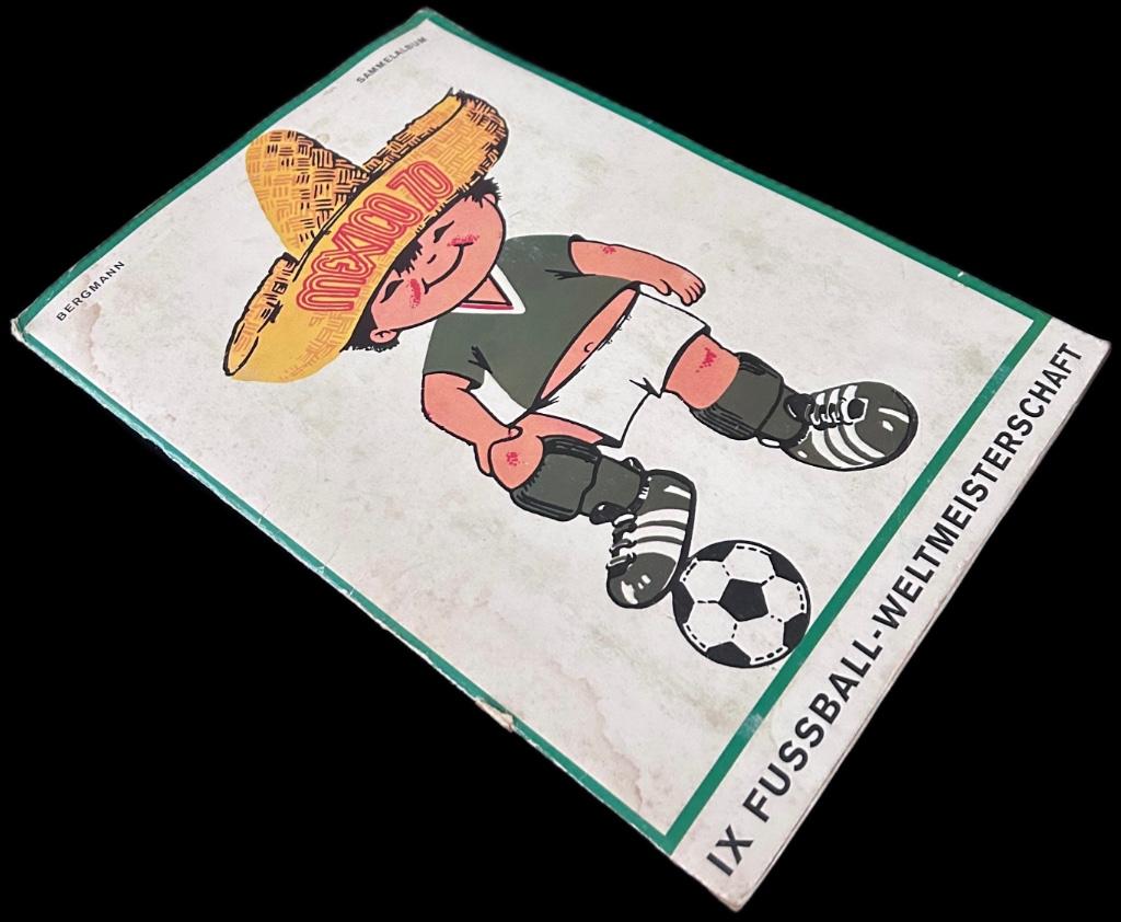 Bergmann Sticker Album WK 70 Mexico 1970 Geen Panini, Verzenden, Gebruikt