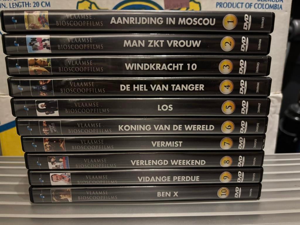 Lot vlaamse bioscoopfilms DVD  10 stuks !, Cd's en Dvd's, Ophalen of Verzenden, Zo goed als nieuw
